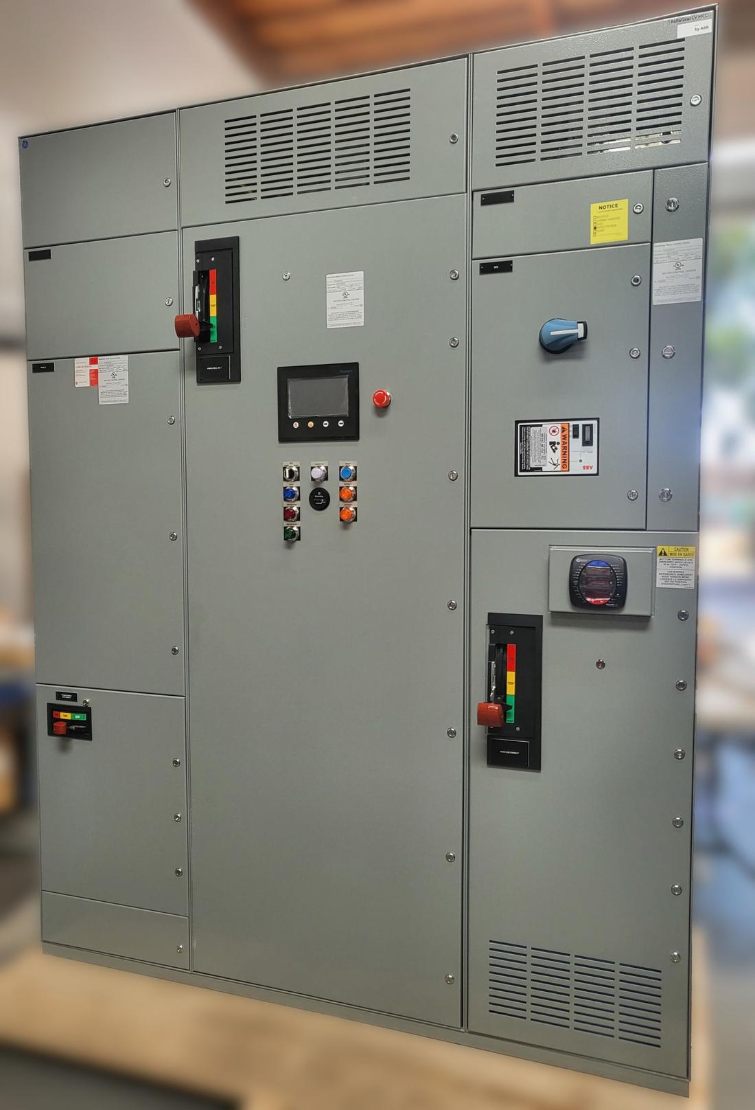 Motor control center lineup